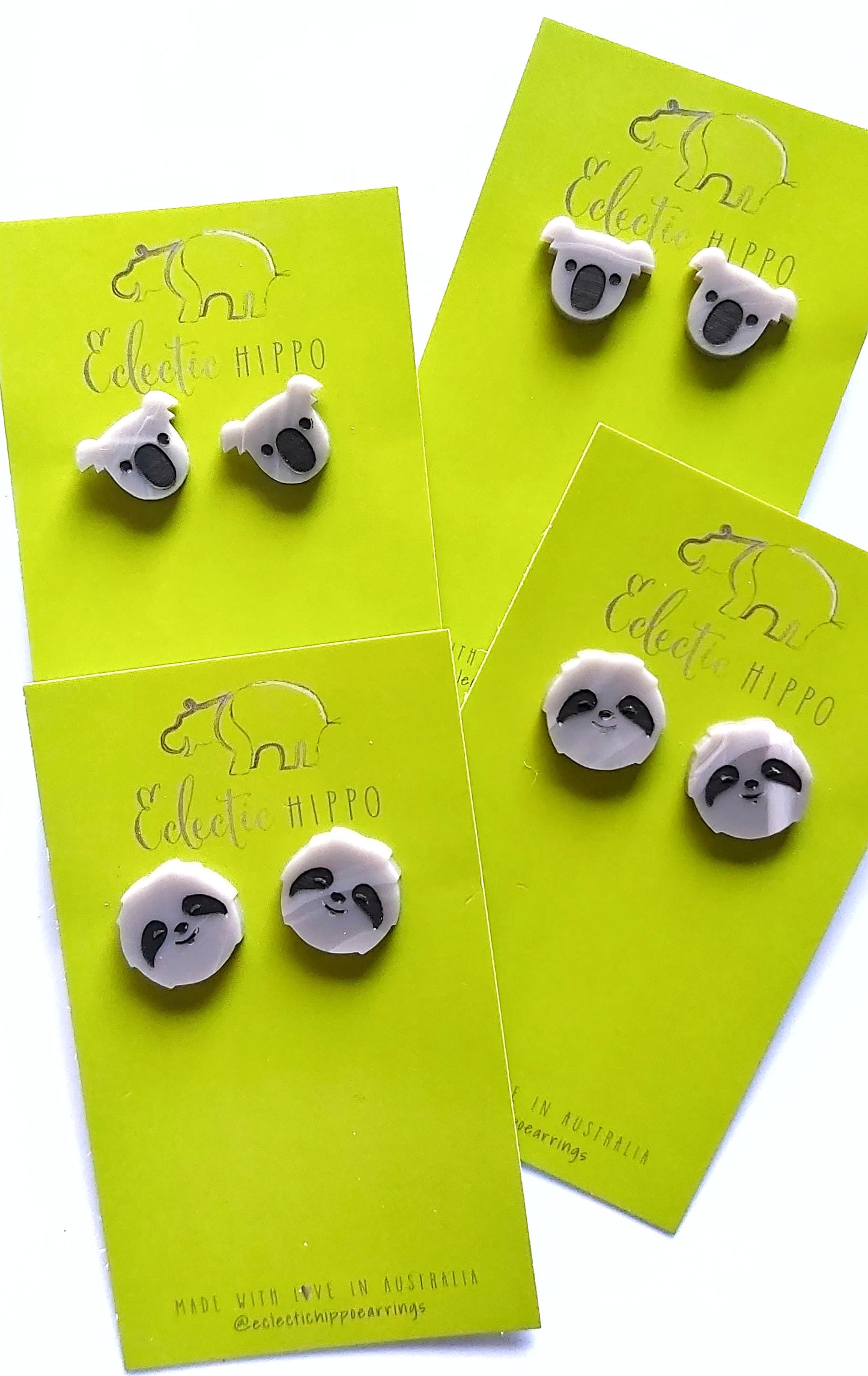 MINI SLOTH STUDS