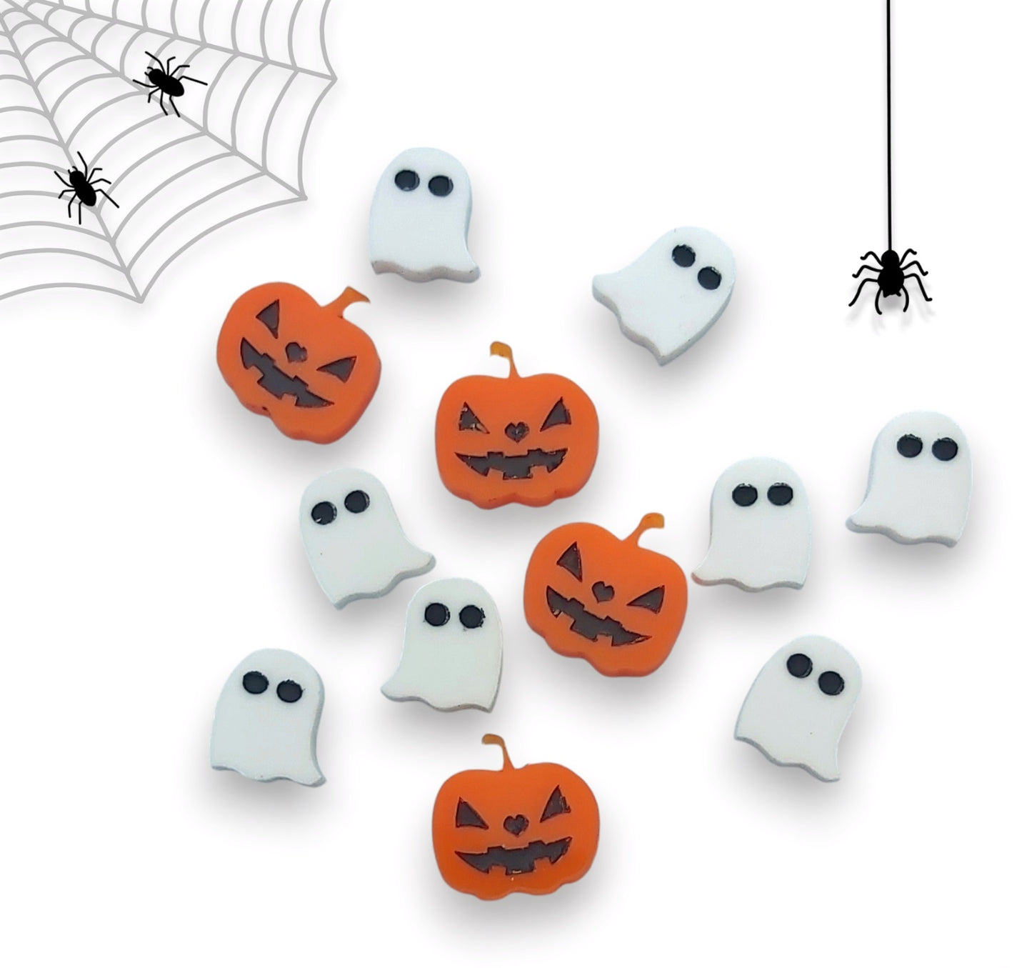 GHOST & PUMPKIN STUDS