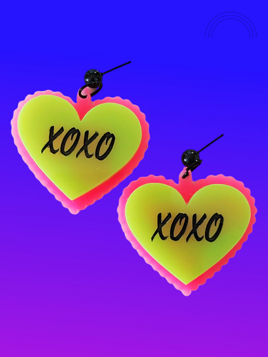 KISS HUG HEART DANGLES