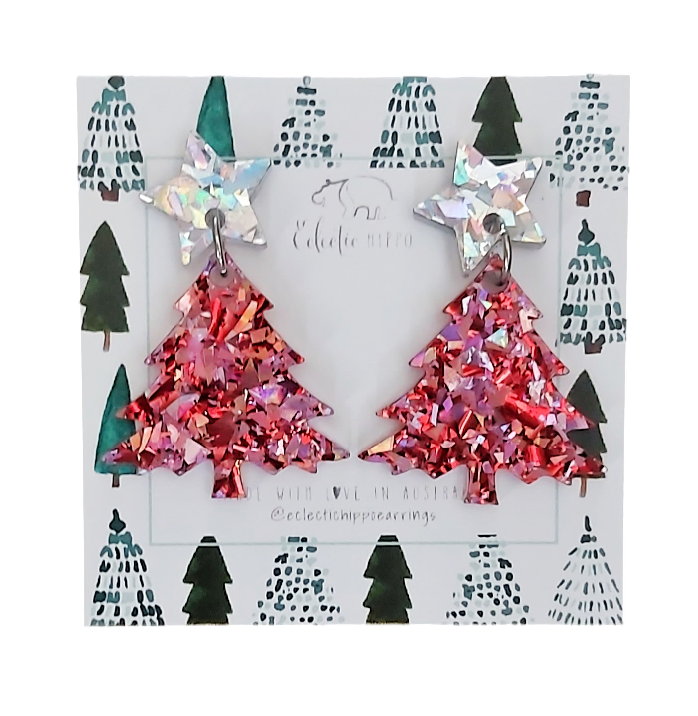 GLITZ CHRISTMAS TREE DANGLES