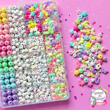 DIY BEAD KIT - PASTEL FRIENDSHIP BRACELET KIT