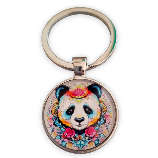 COLOURFUL PANDA KEYRING