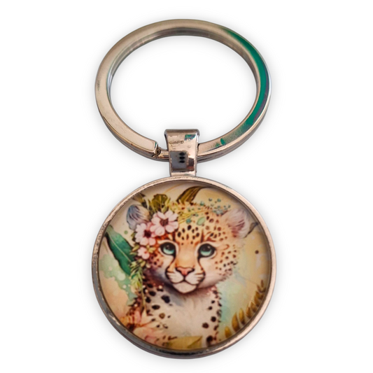 BABY LEOPARD KEYRING