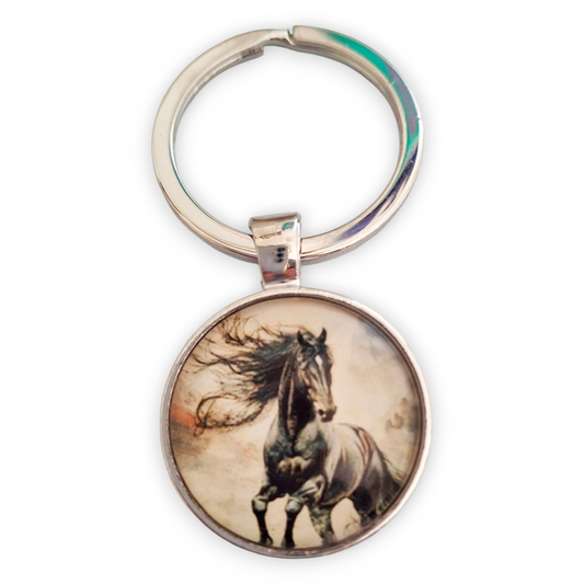 BLACK STALLION KEYRING