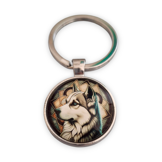 HUSKY KEYRING