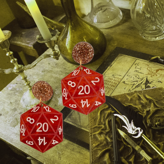 DUNGEONS AND DRAGONS D20 DANGLES